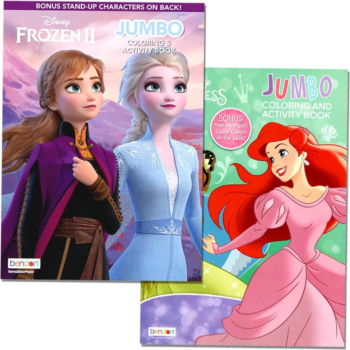 Set de Libros para Colorear Princesas Disney Bendon - 5 Libros y Juegos