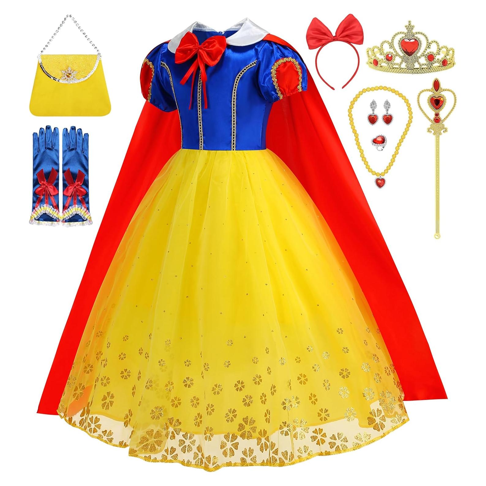 Disfraz de Princesa Deluxe para Niñas 2-3 Años con Accesorios