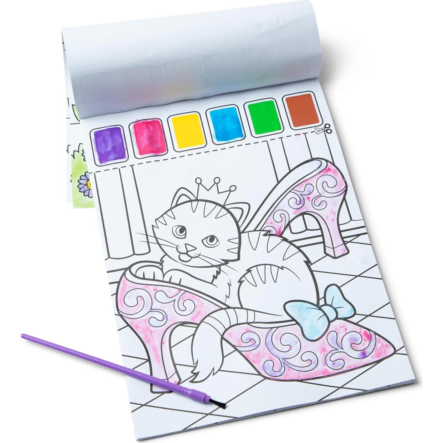 Kit de Pintura con Agua Melissa & Doug Princesa 20 Páginas