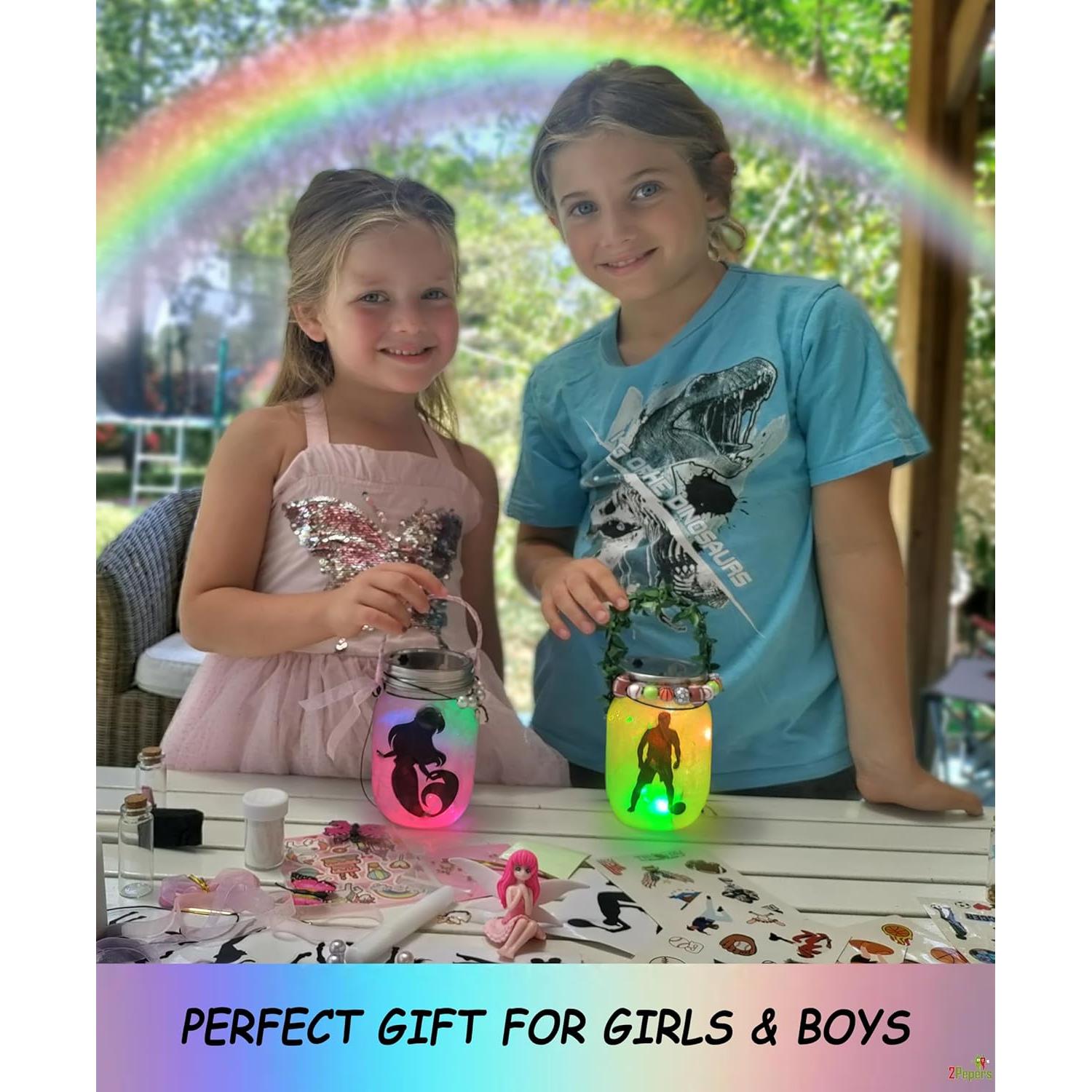 Kit de Manualidades Luz Nocturna Sirena 2Pepers - DIY para Niñas