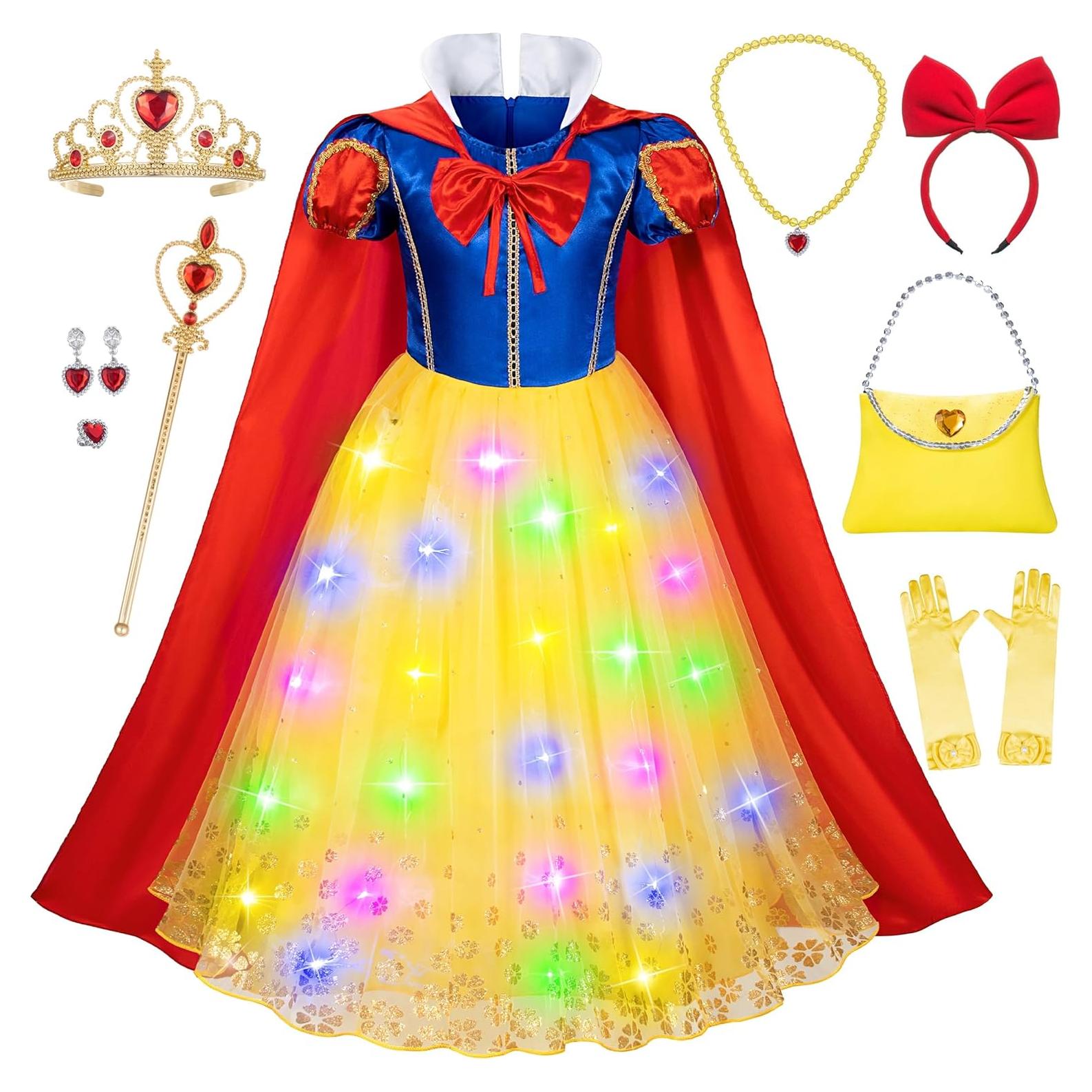 Disfraz de Princesa Blanca Nieves Iluminado Kaisebile 3-4 Años