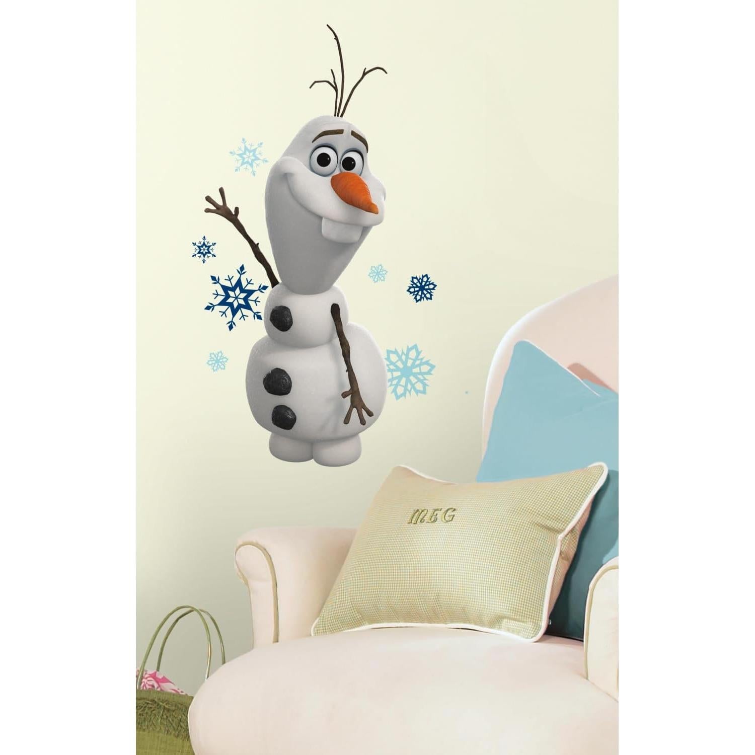 Calcomanías de Pared Disney Frozen Olaf RoomMates 25 Piezas