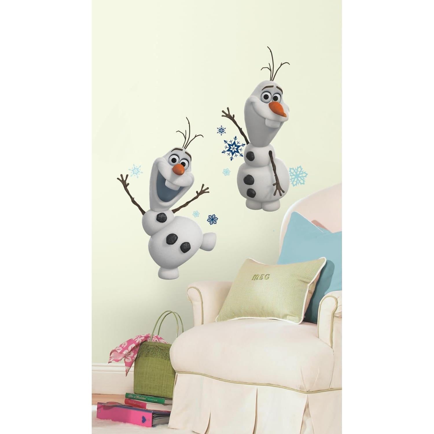 Calcomanías de Pared Disney Frozen Olaf RoomMates 25 Piezas