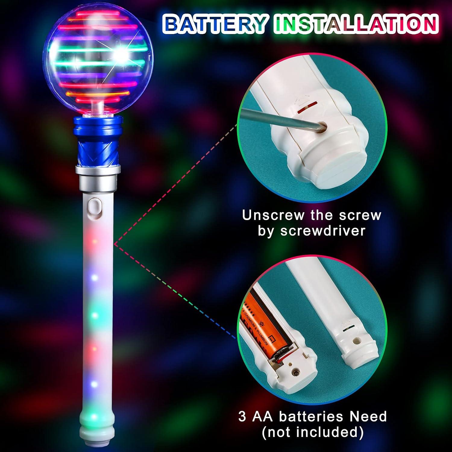 Varitas Mágicas Iluminadas LED Zhanmai 35.56 cm - 2 Pcs