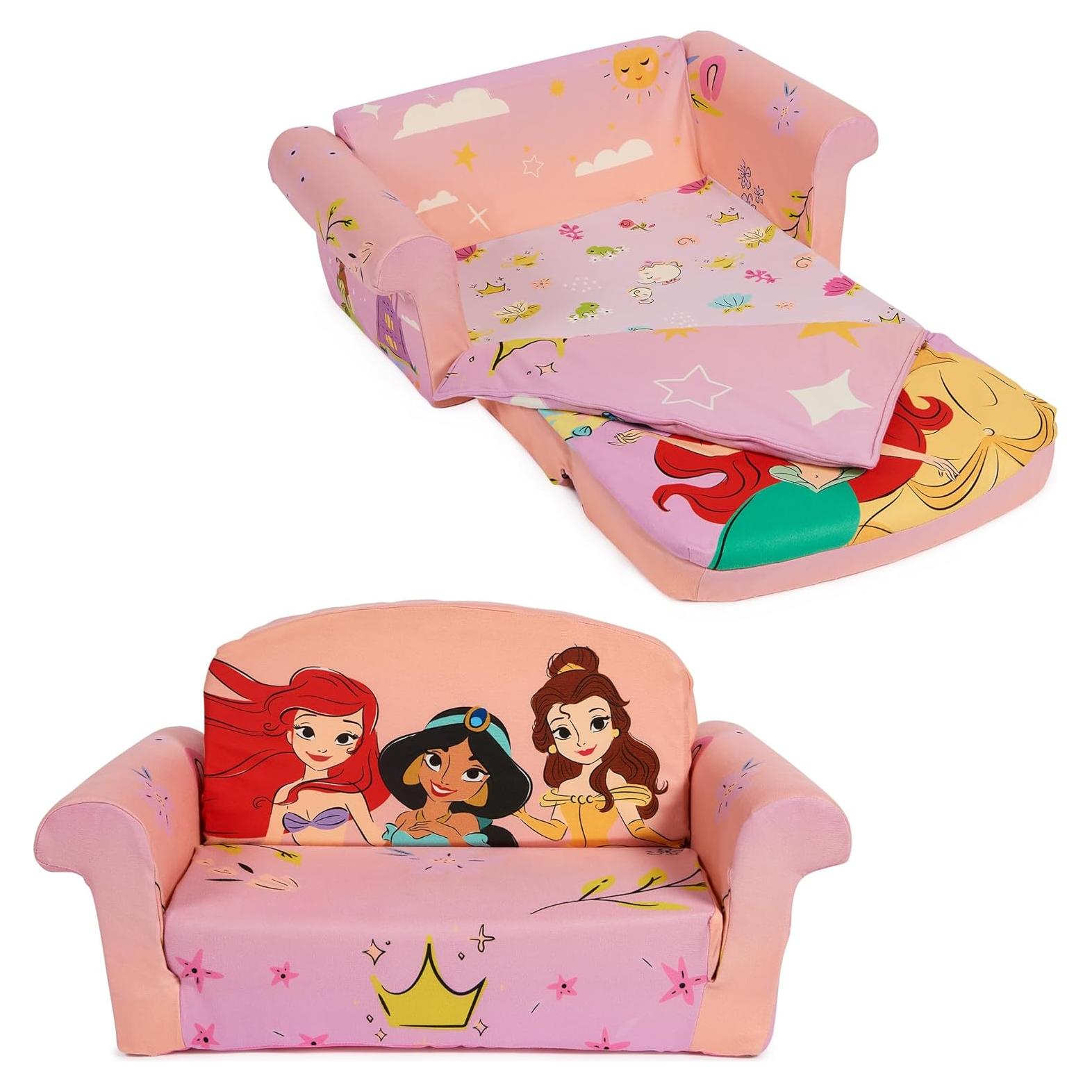 Sofá de Dormir 3 en 1 Muebles Marshmallow Princesa Disney