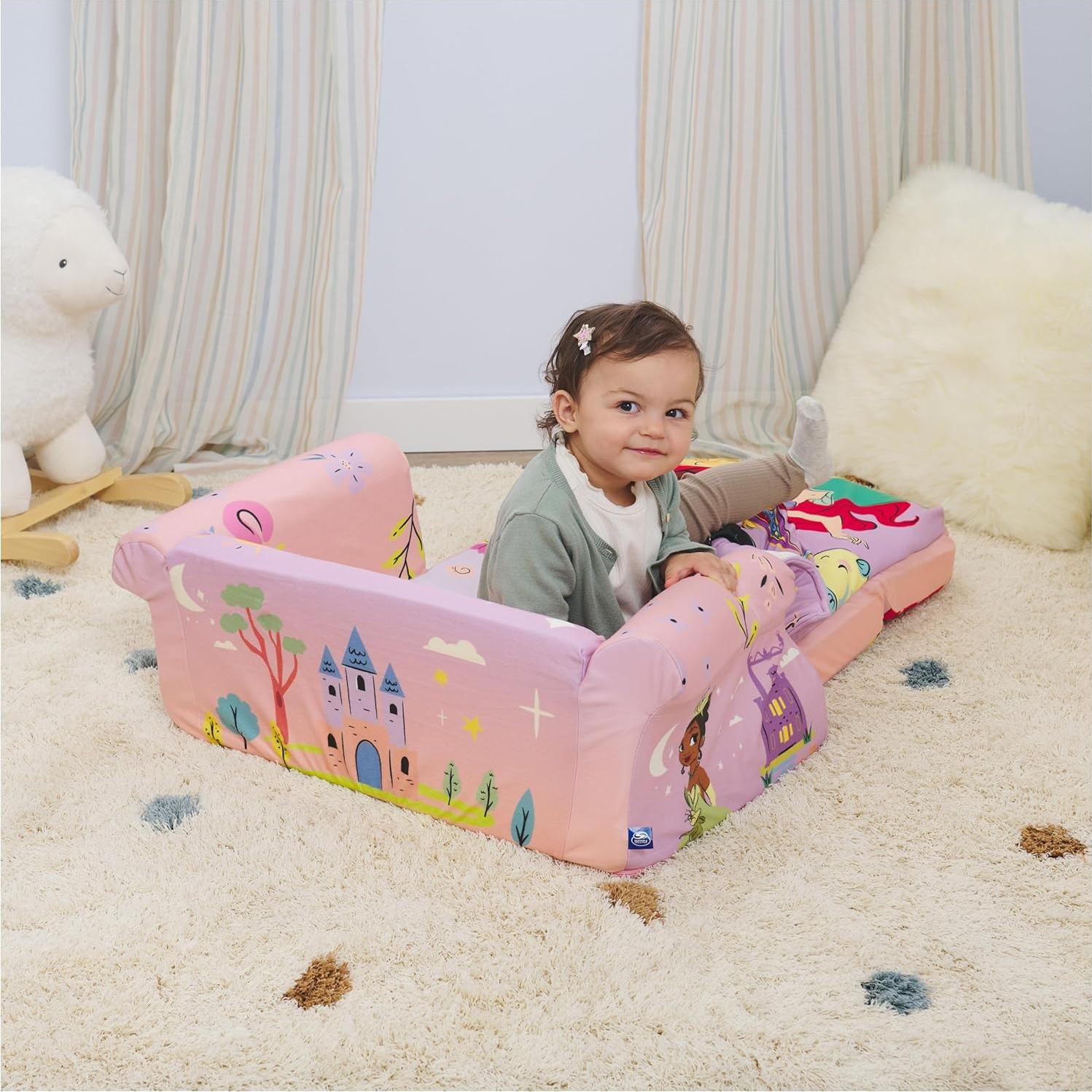 Sofá de Dormir 3 en 1 Muebles Marshmallow Princesa Disney