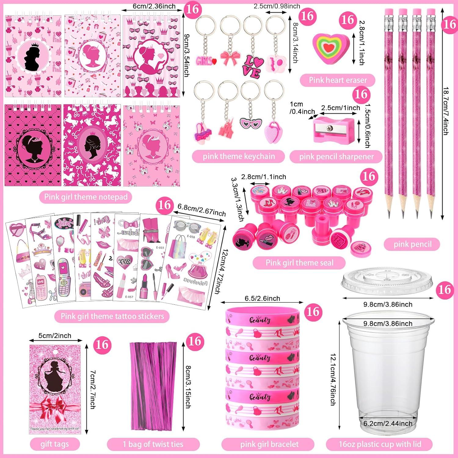 Set de Papelería Escolar Colarr 161 Pcs Niña Rosa Fiesta