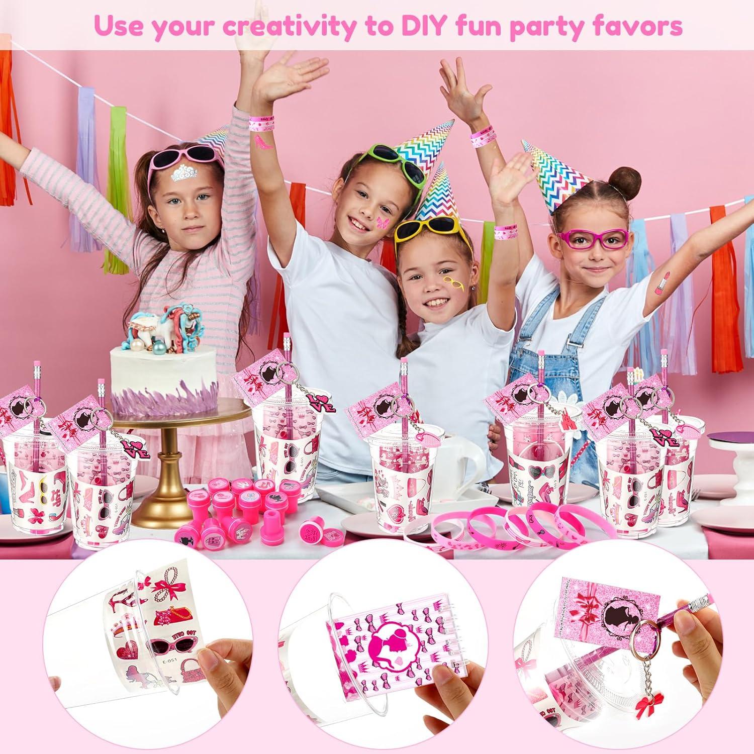 Set de Papelería Escolar Colarr 161 Pcs Niña Rosa Fiesta