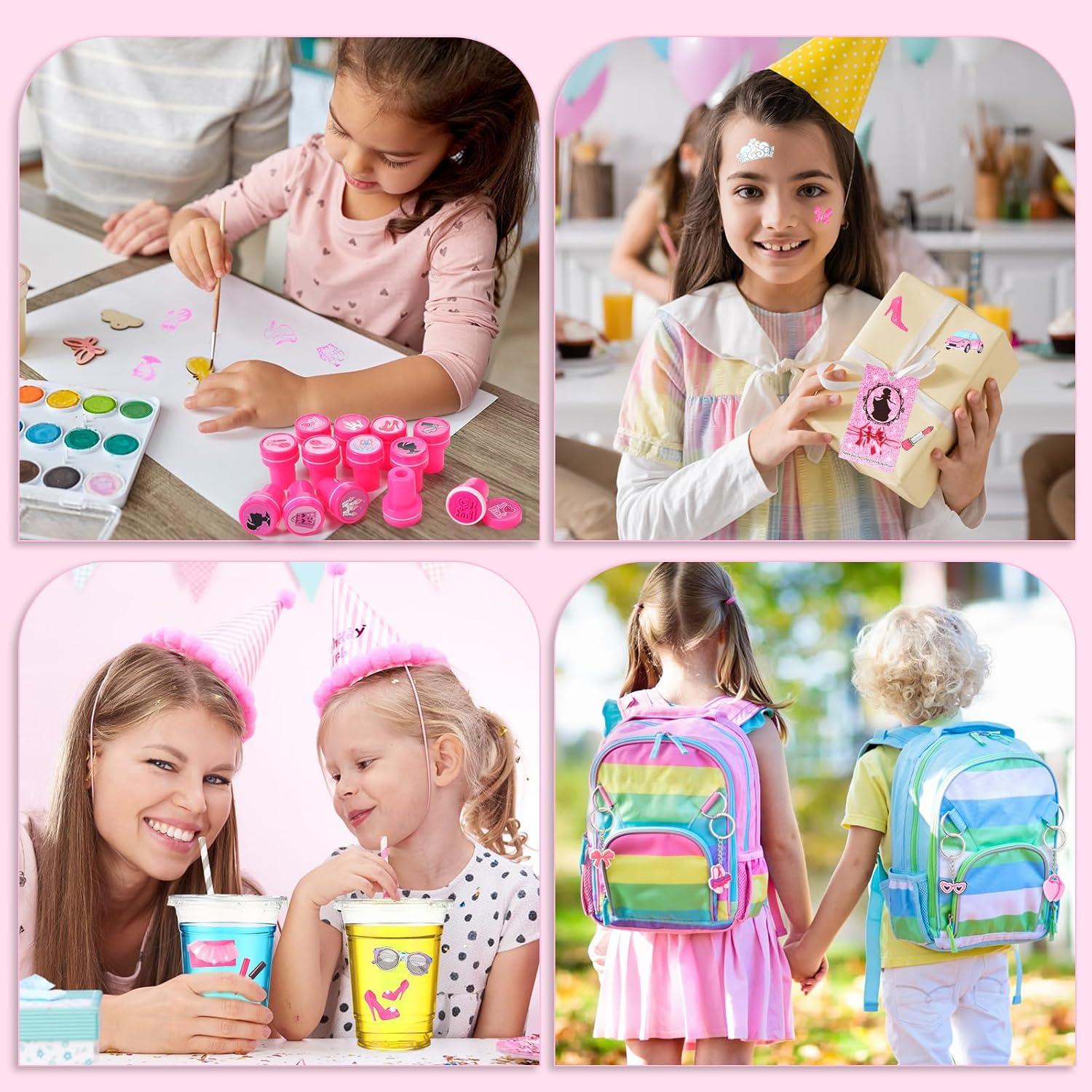 Set de Papelería Escolar Colarr 161 Pcs Niña Rosa Fiesta