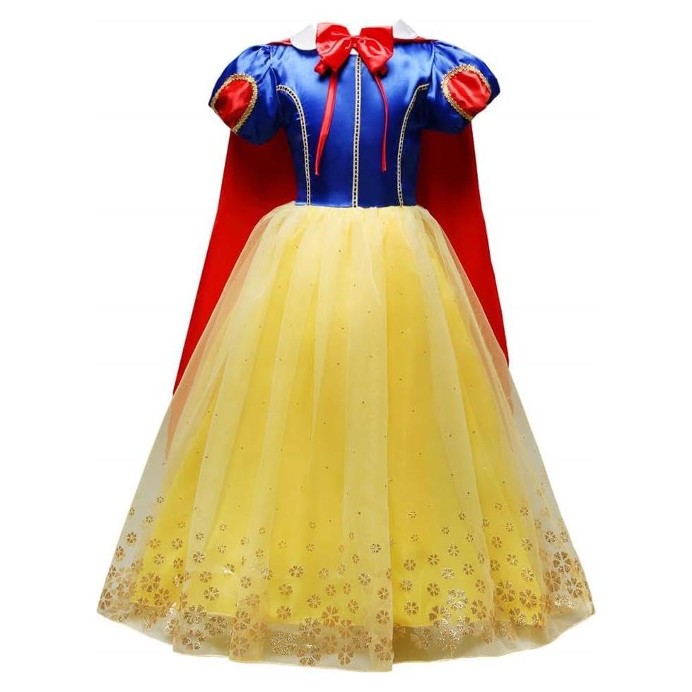 Disfraz de Princesa Daisy para Niñas con Capa - Talla 10