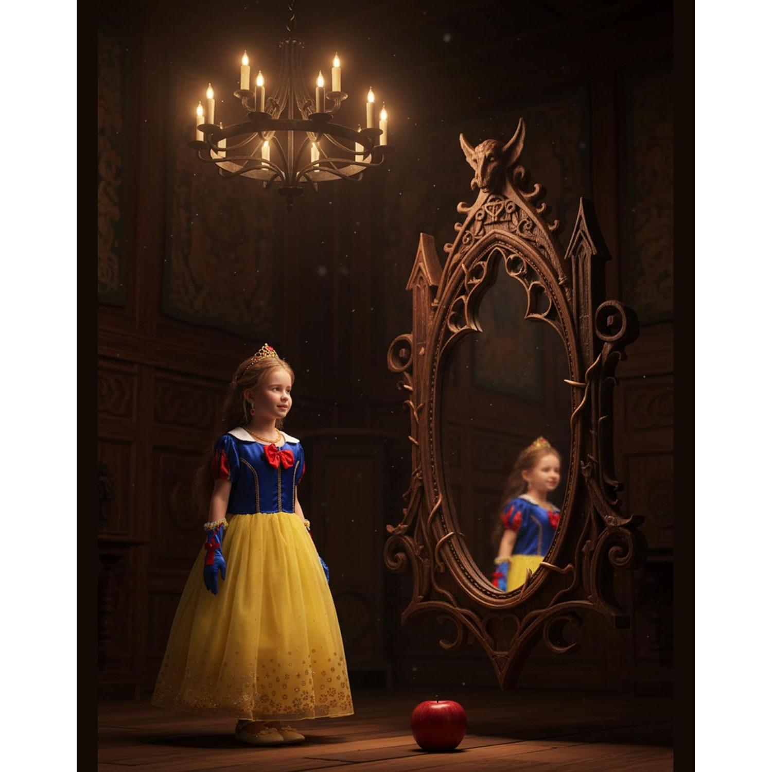 Disfraz de Princesa Daisy para Niñas con Capa - Talla 10