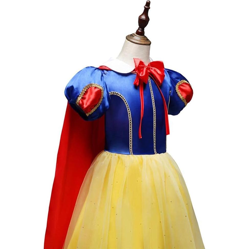 Disfraz de Princesa Daisy para Niñas con Capa - Talla 10