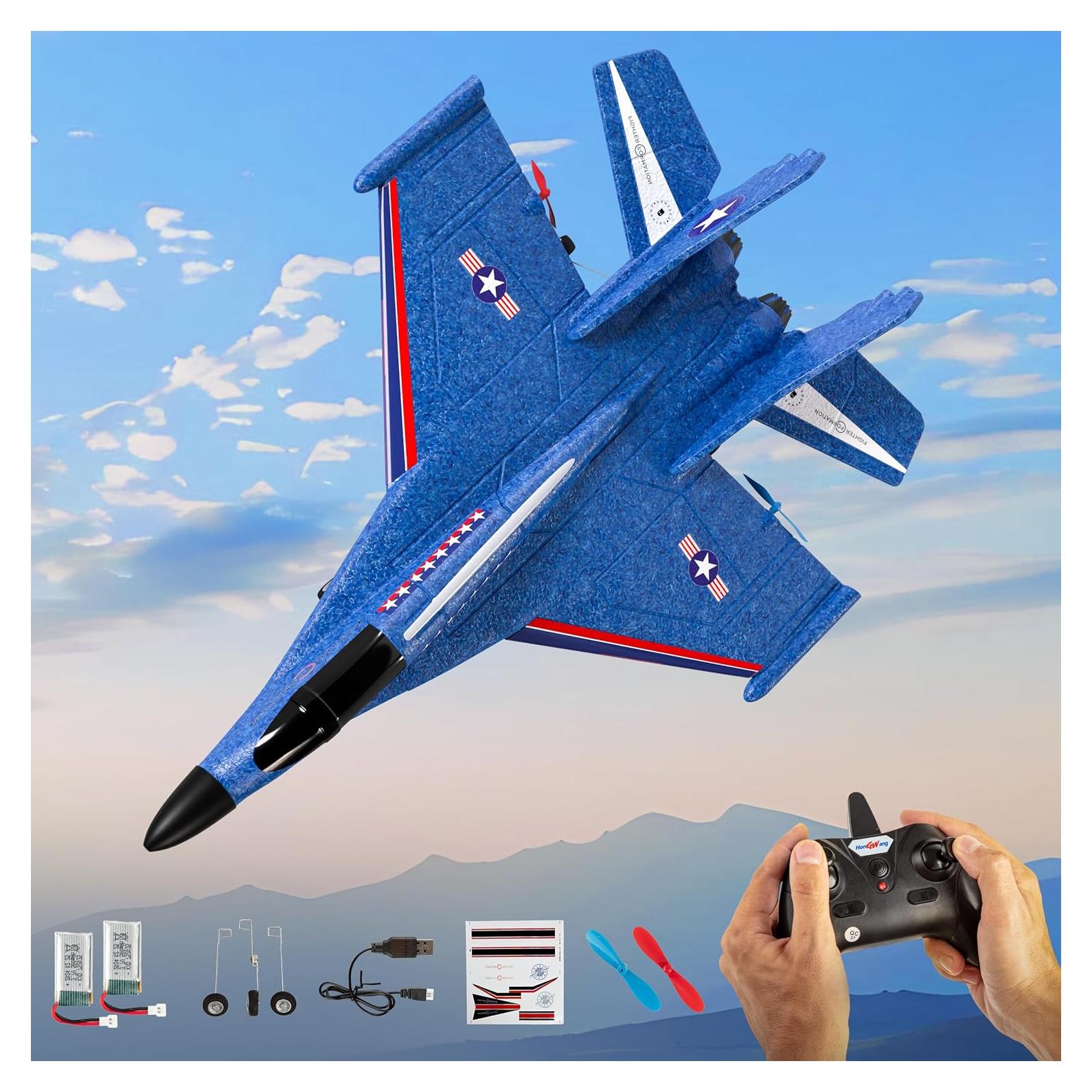 Avión RC GhostXIII - Control Remoto 2.4 GHz con 2 Baterías