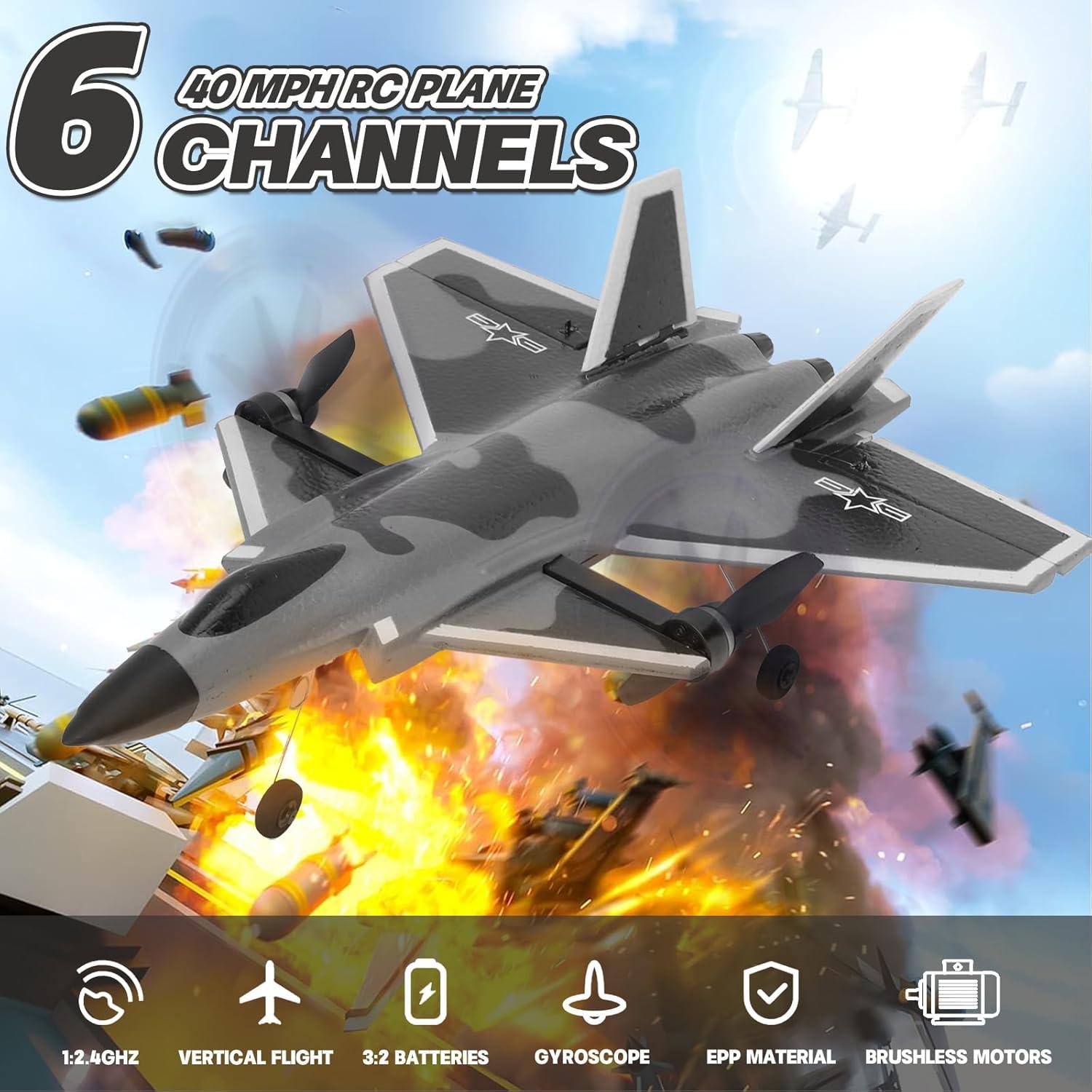 Avián RC ITEFDTUTNE KF700 3 Canales 40 km/h para Principiantes