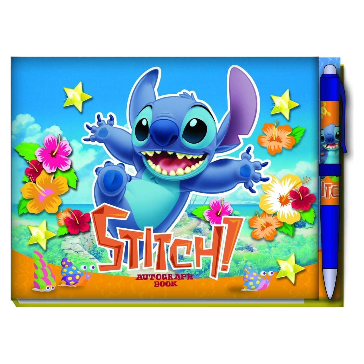 Libro de Autógrafos Deluxe Disney Stitch con Bolígrafo