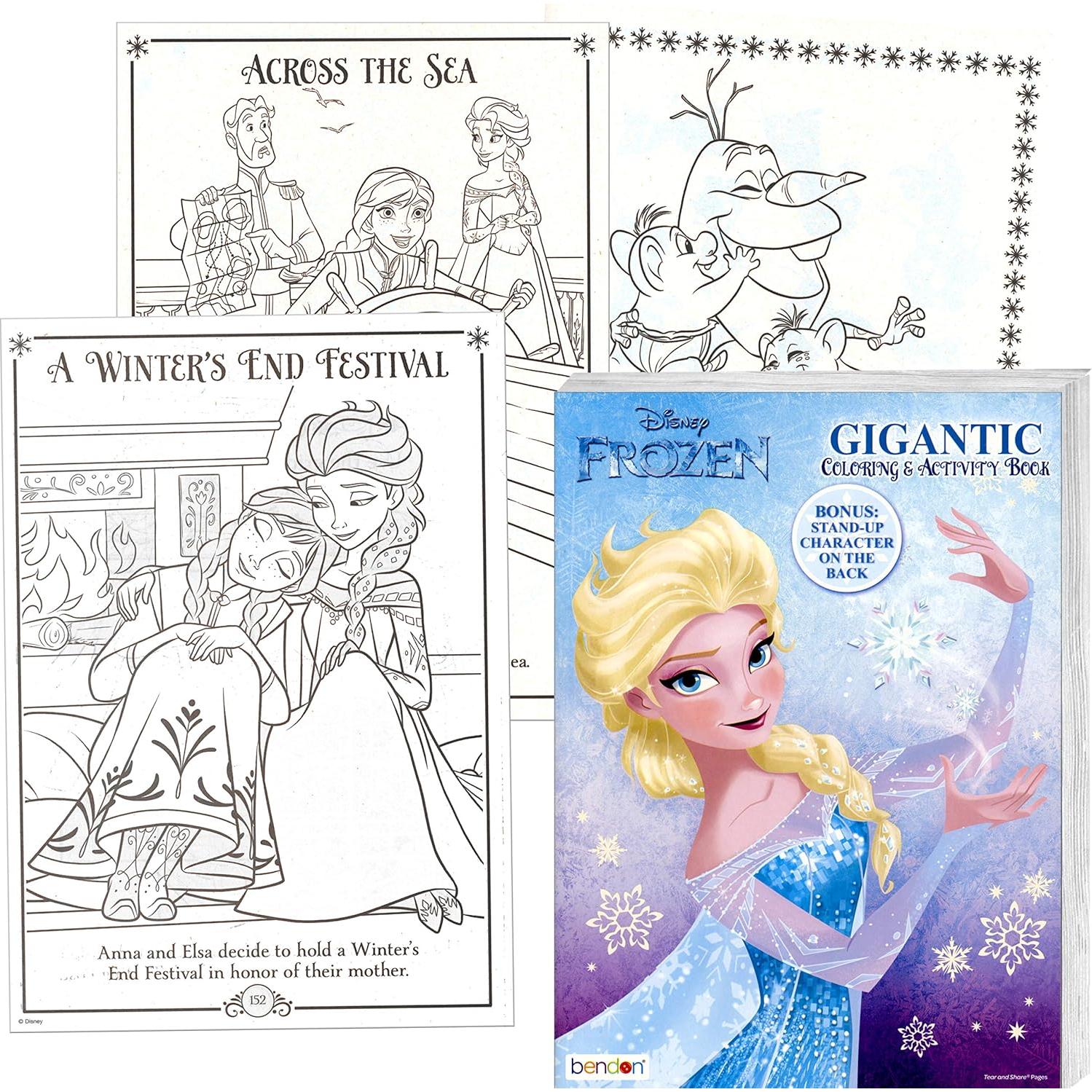 Libro para Colorear Bendon Frozen Elsa 192 Páginas 26.7x19.7cm