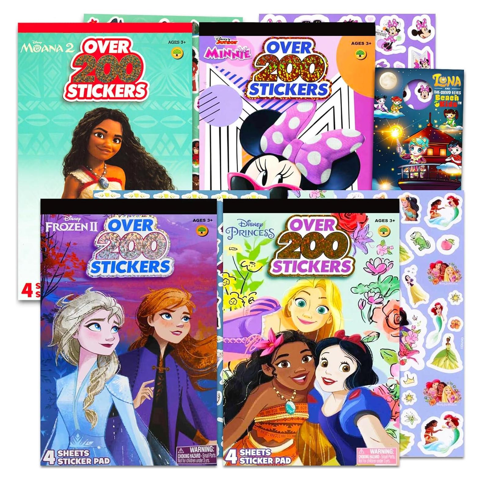 Mega Set de Stickers Disney para Niñas - 800 Stickers Princesas