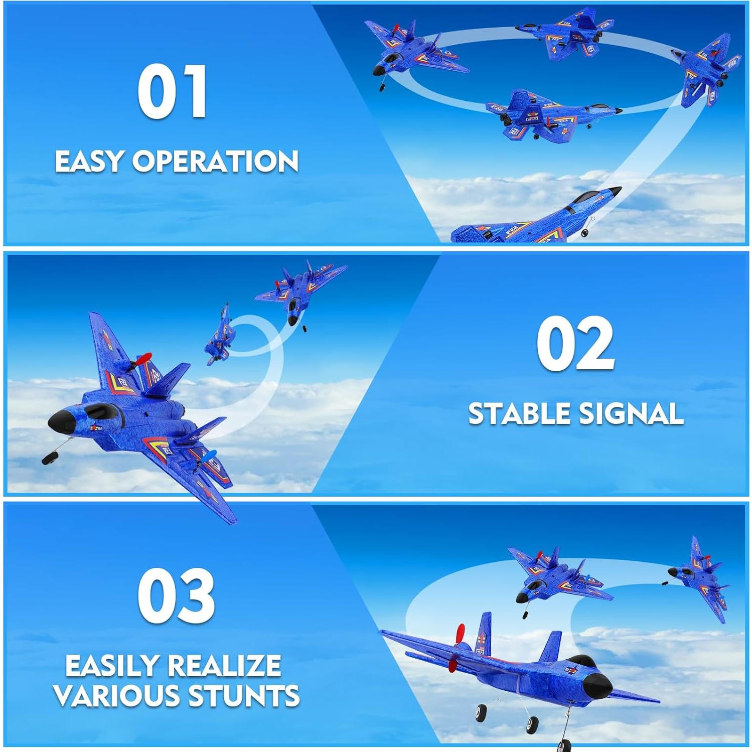 Avión RC F22 Beffkkip Juguete de Combate 38x29cm