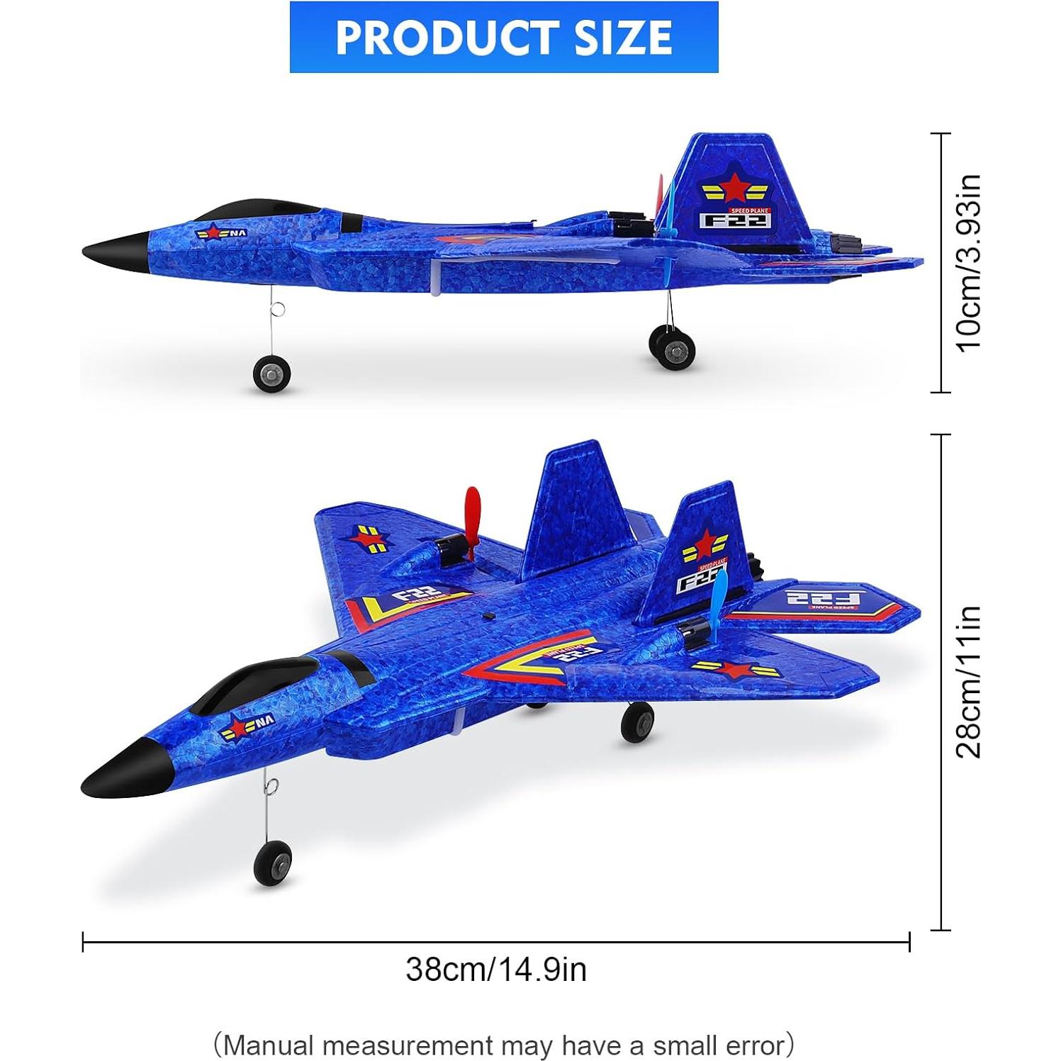 Avión RC F22 Beffkkip Juguete de Combate 38x29cm