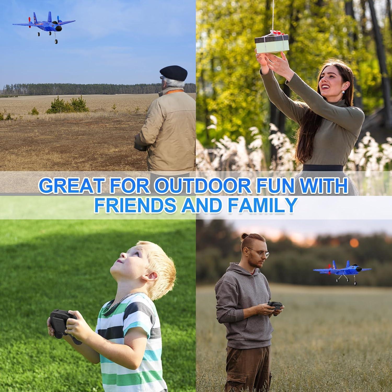 Avión RC F22 Beffkkip Juguete de Combate 38x29cm