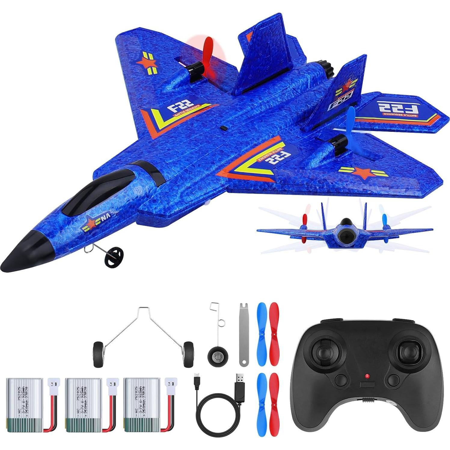 Avión RC F22 Beffkkip Juguete de Combate 38x29cm