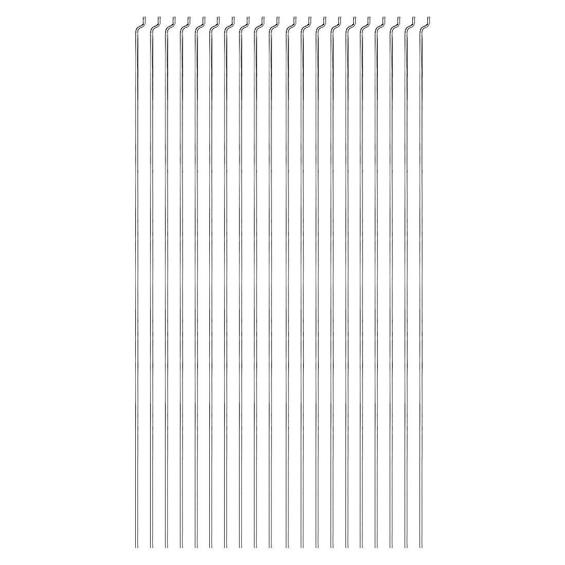 Varillas de Acero Z uxcell 1.2mm x 260mm para RC - Paquete de 20