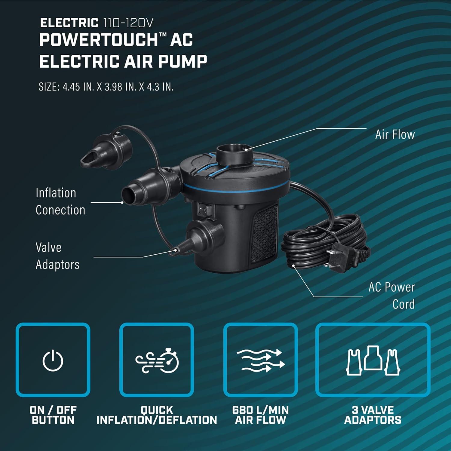 Bomba de Aire Eléctrica Bestway PowerTouch 680 LPM