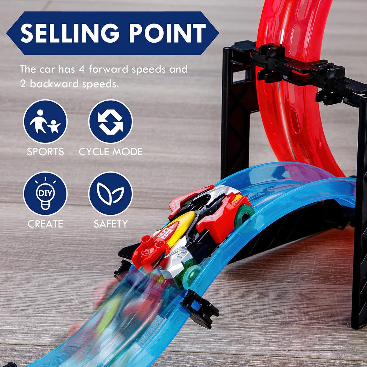 Pista de Autos de Slot Insgen MEIZHIBAO-689 1:64 Magnética