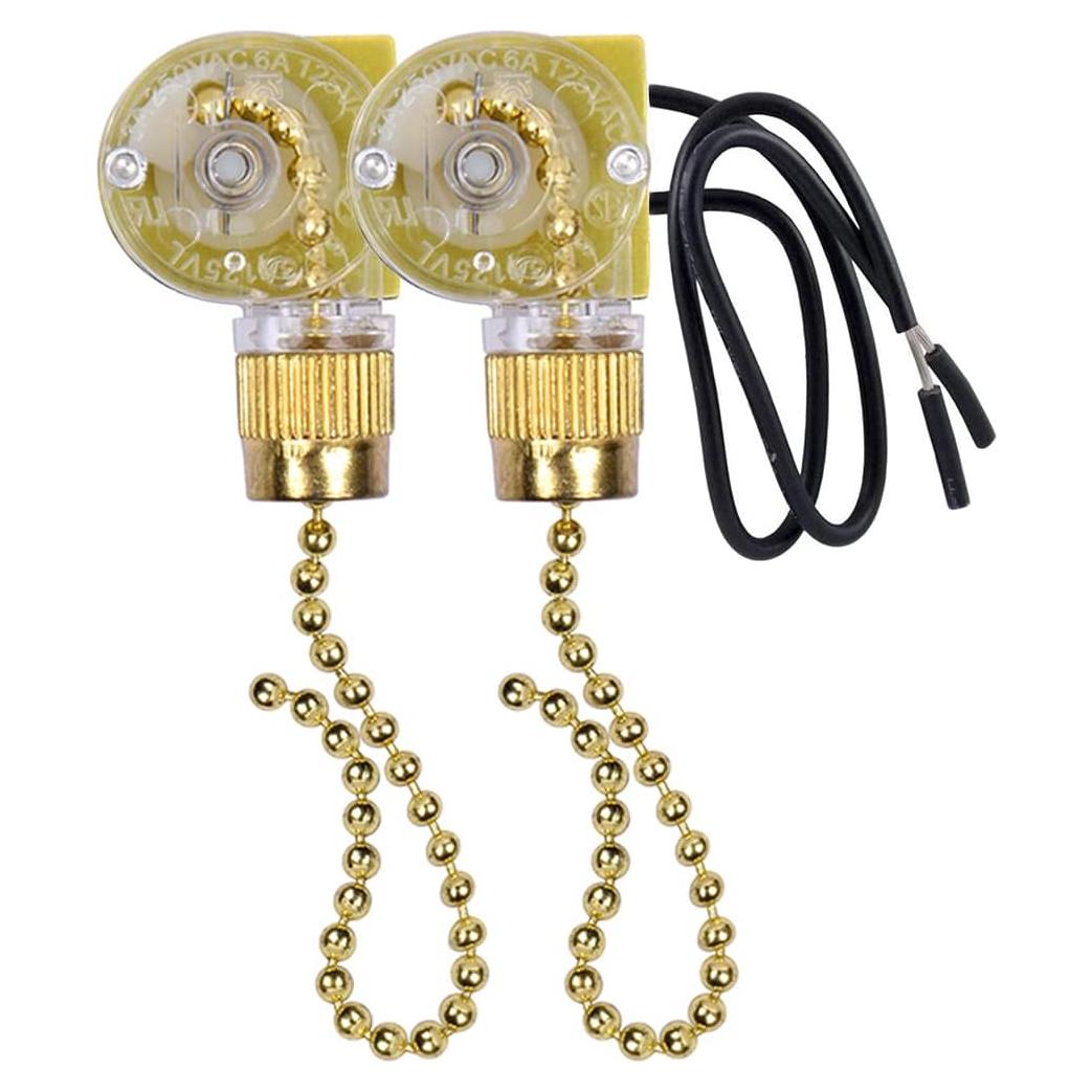 Interruptor de Ventilador de Techo Zing Ear ZE-109 2 Unidades