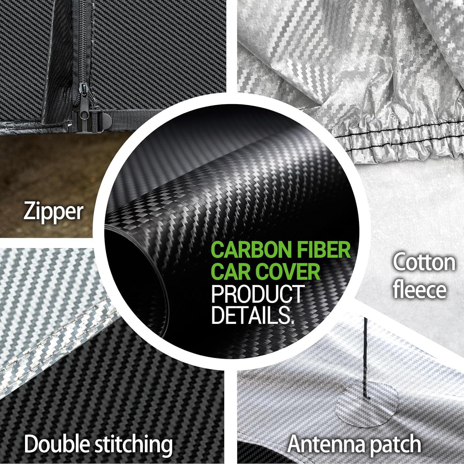 Cubierta SUV Season Guard Fibra Carbono Protección Todo Clima