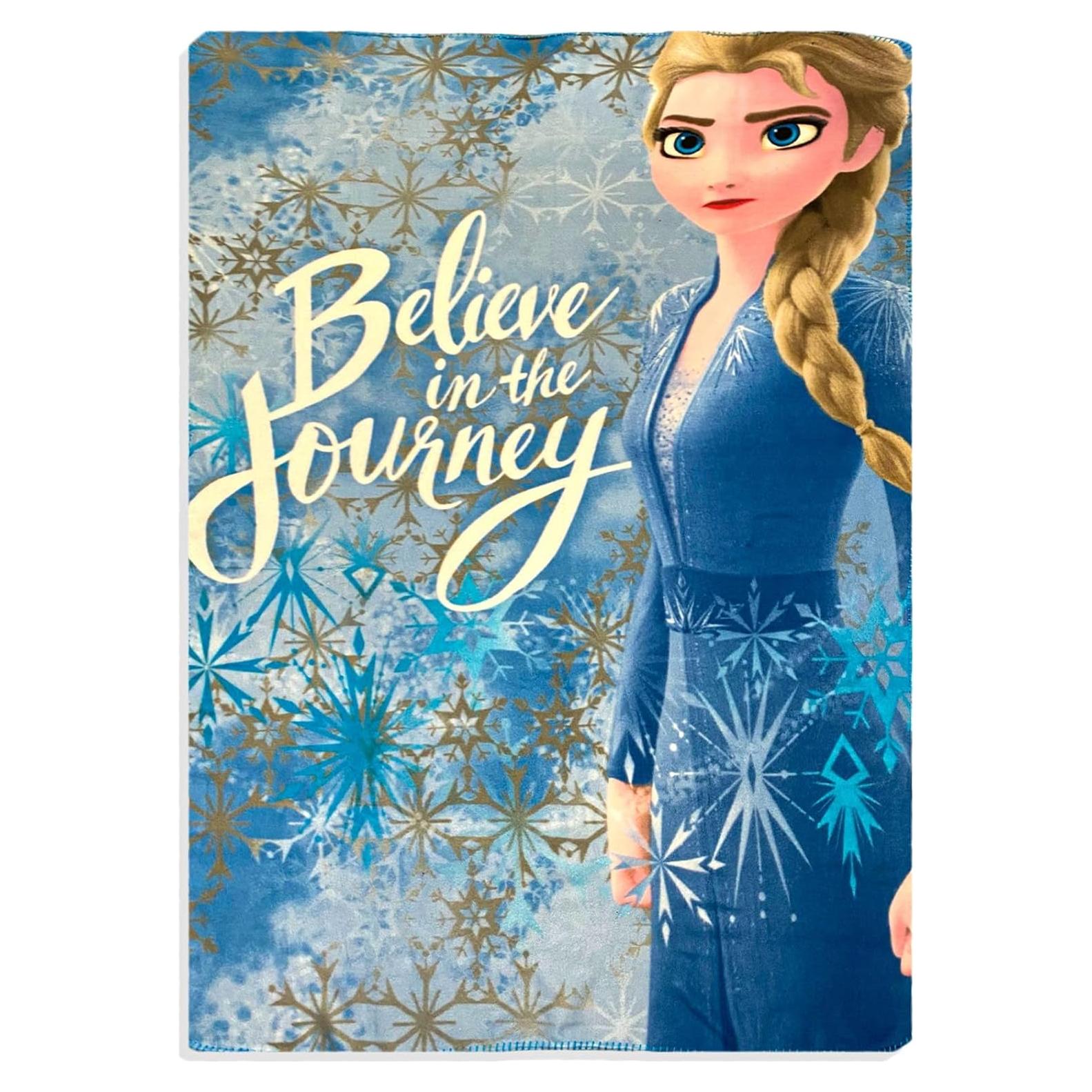 Manta de forro polar Disney Frozen 2 Anna y Elsa 100x150 cm