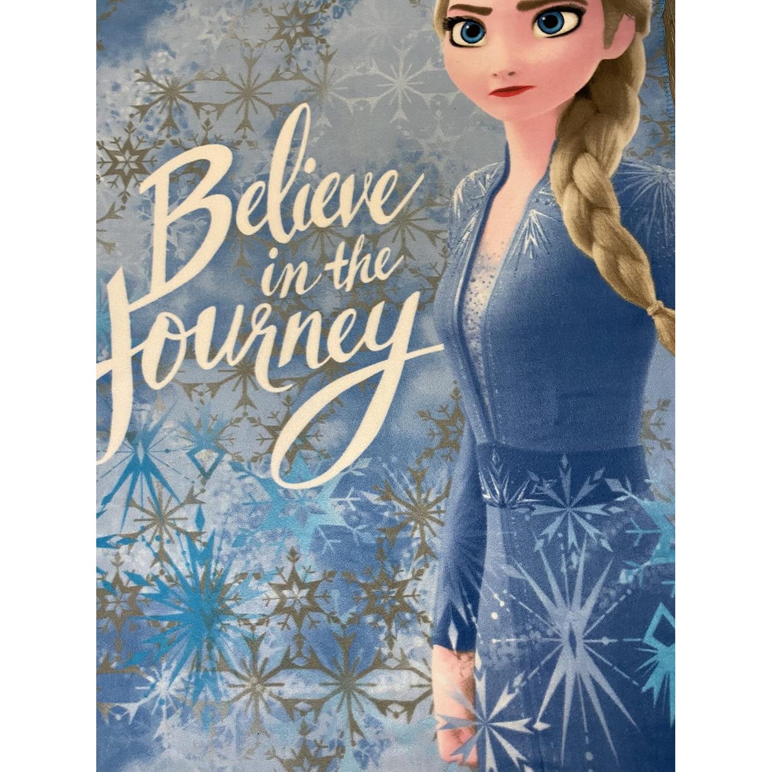 Manta de forro polar Disney Frozen 2 Anna y Elsa 100x150 cm