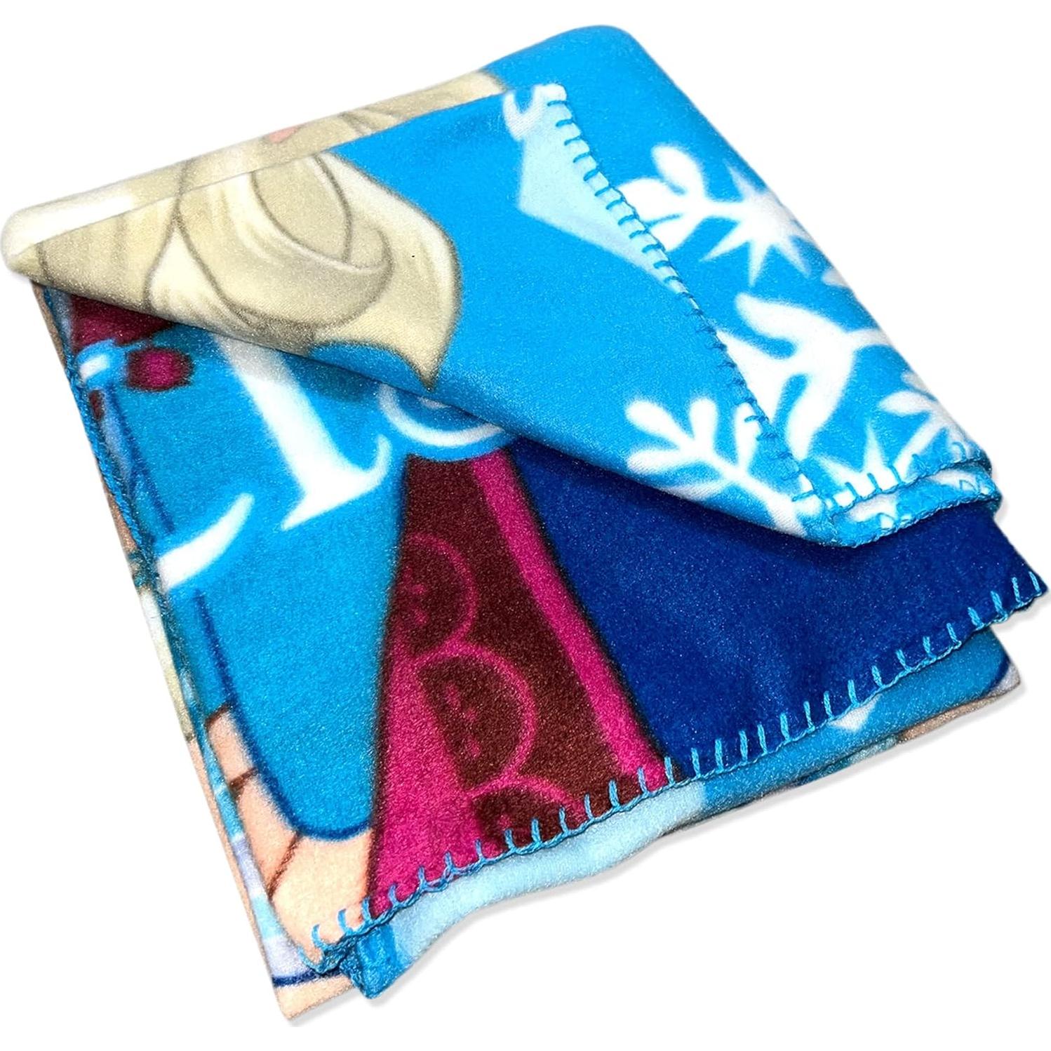 Manta de forro polar Disney Frozen 2 Anna y Elsa 100x150 cm