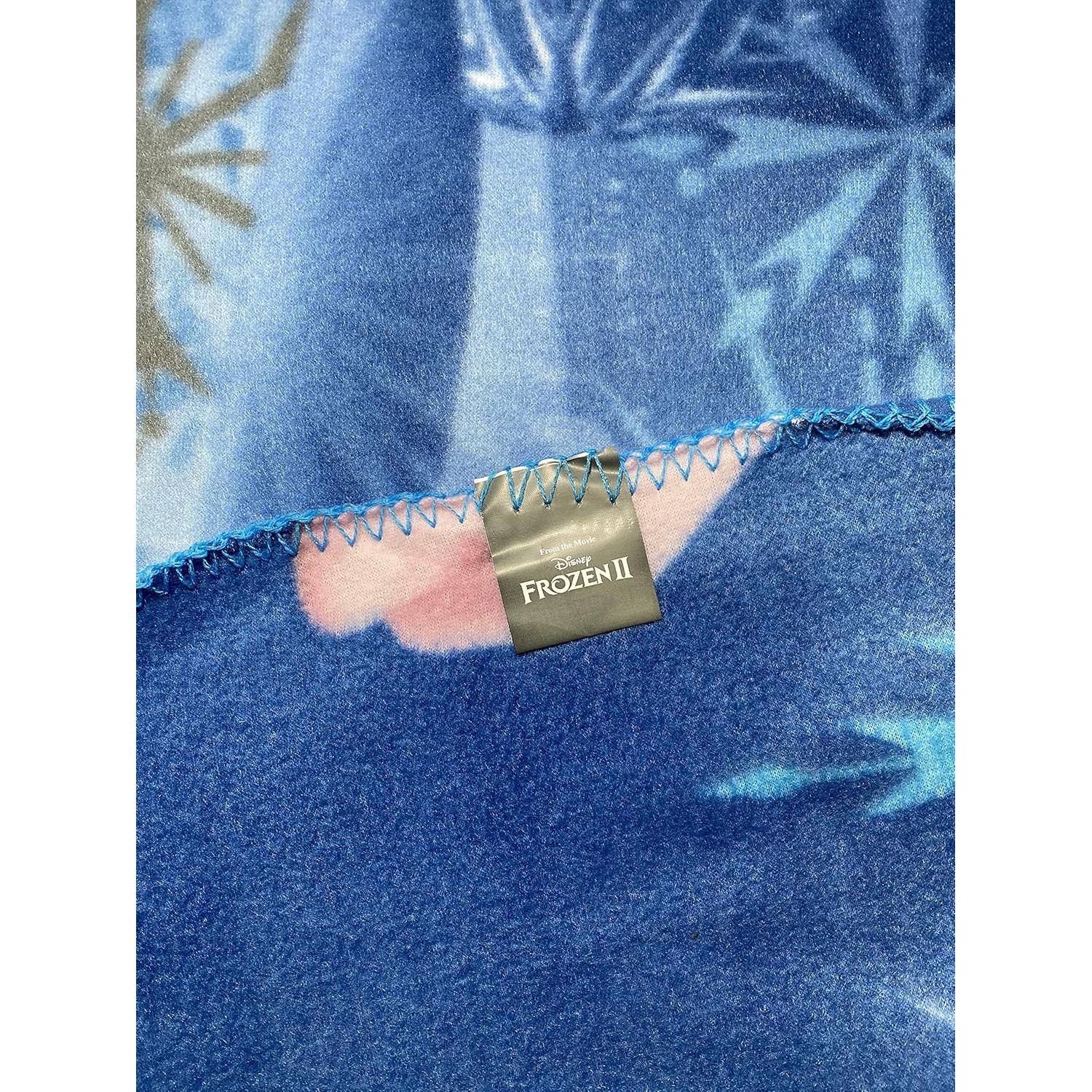 Manta de forro polar Disney Frozen 2 Anna y Elsa 100x150 cm