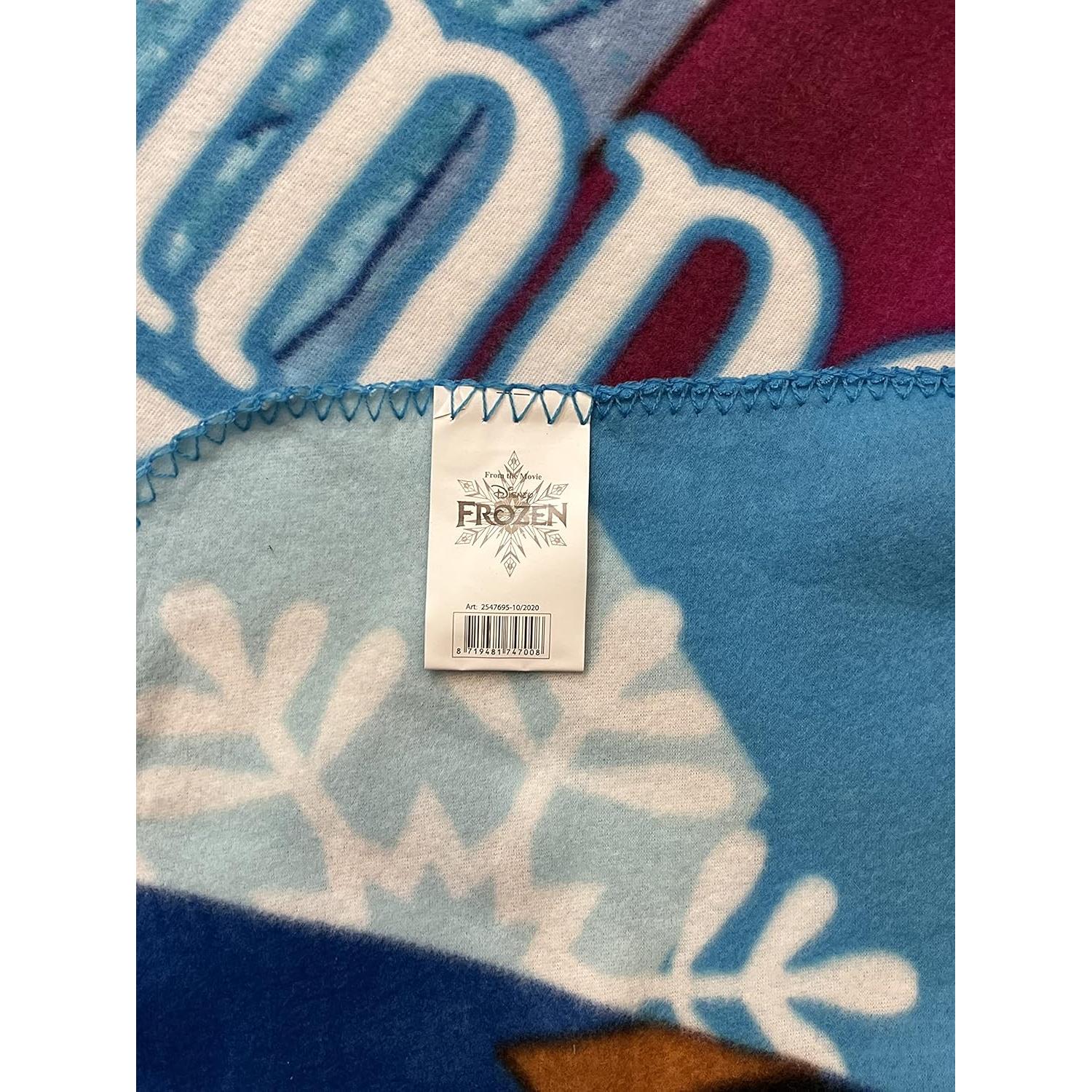 Manta de forro polar Disney Frozen 2 Anna y Elsa 100x150 cm