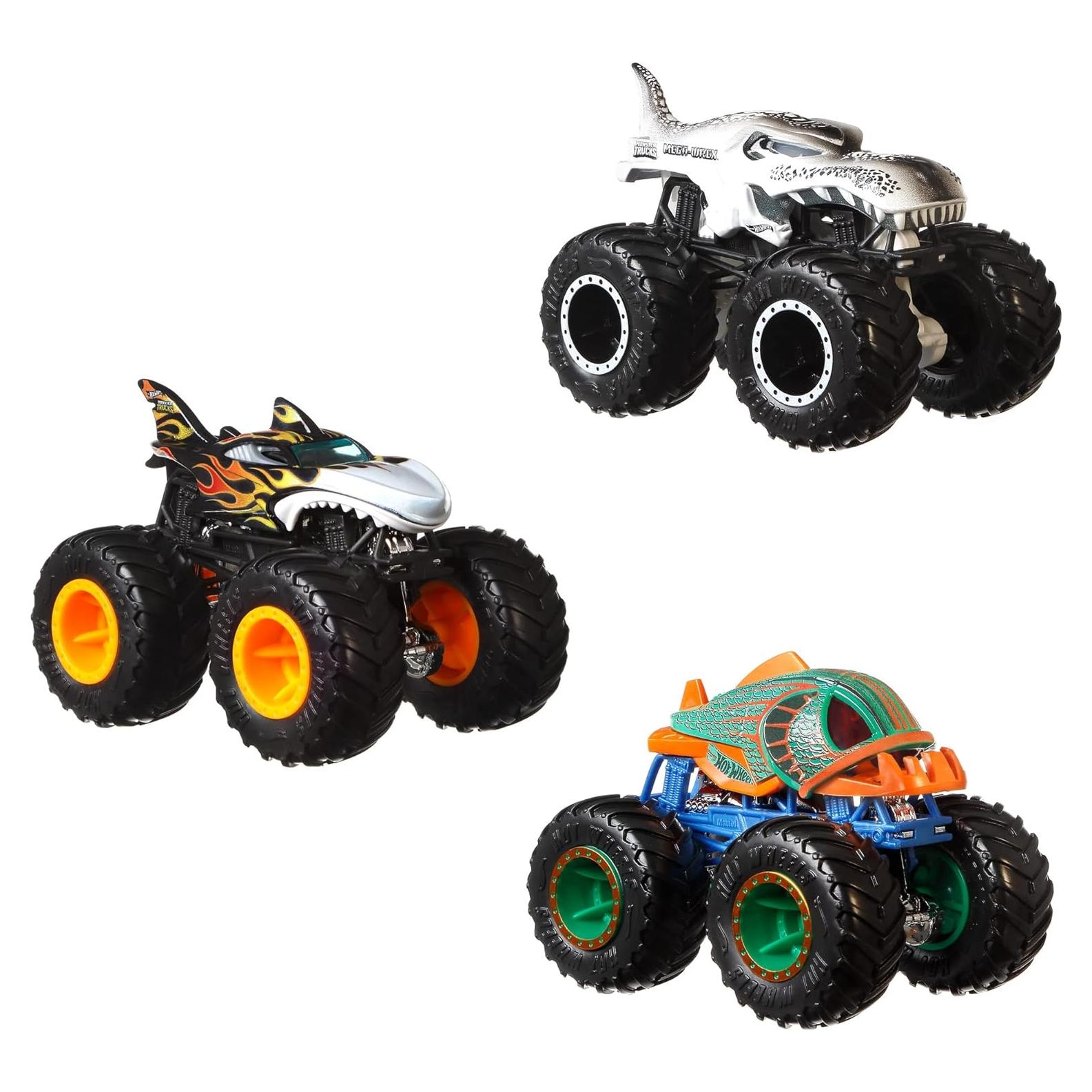 Paquete de 3 Camiones Monstruo Hot Wheels 1:64 Creatures