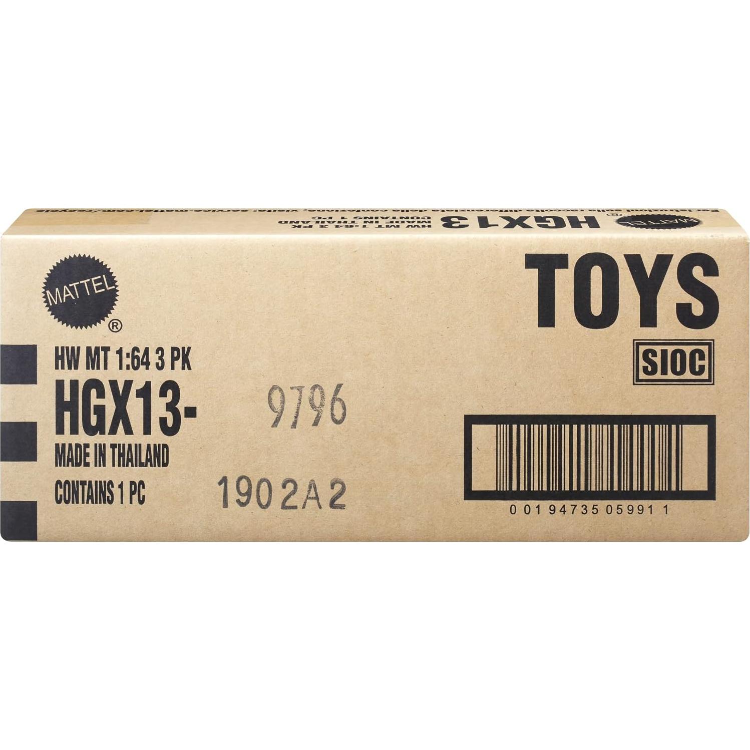 Paquete de 3 Camiones Monstruo Hot Wheels 1:64 Creatures