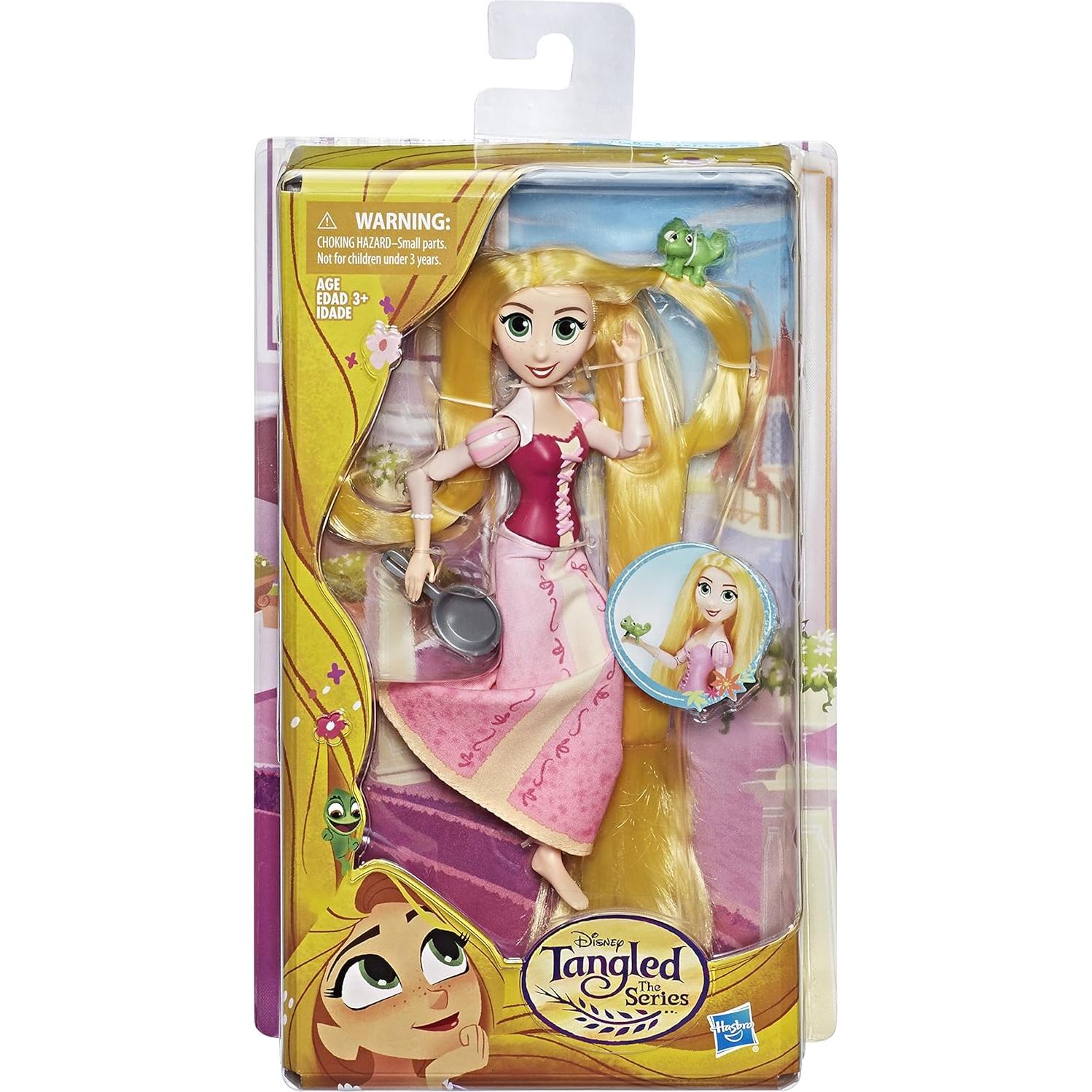 Muñeca Rapunzel Enredados Disney con Pascal 22.86 cm