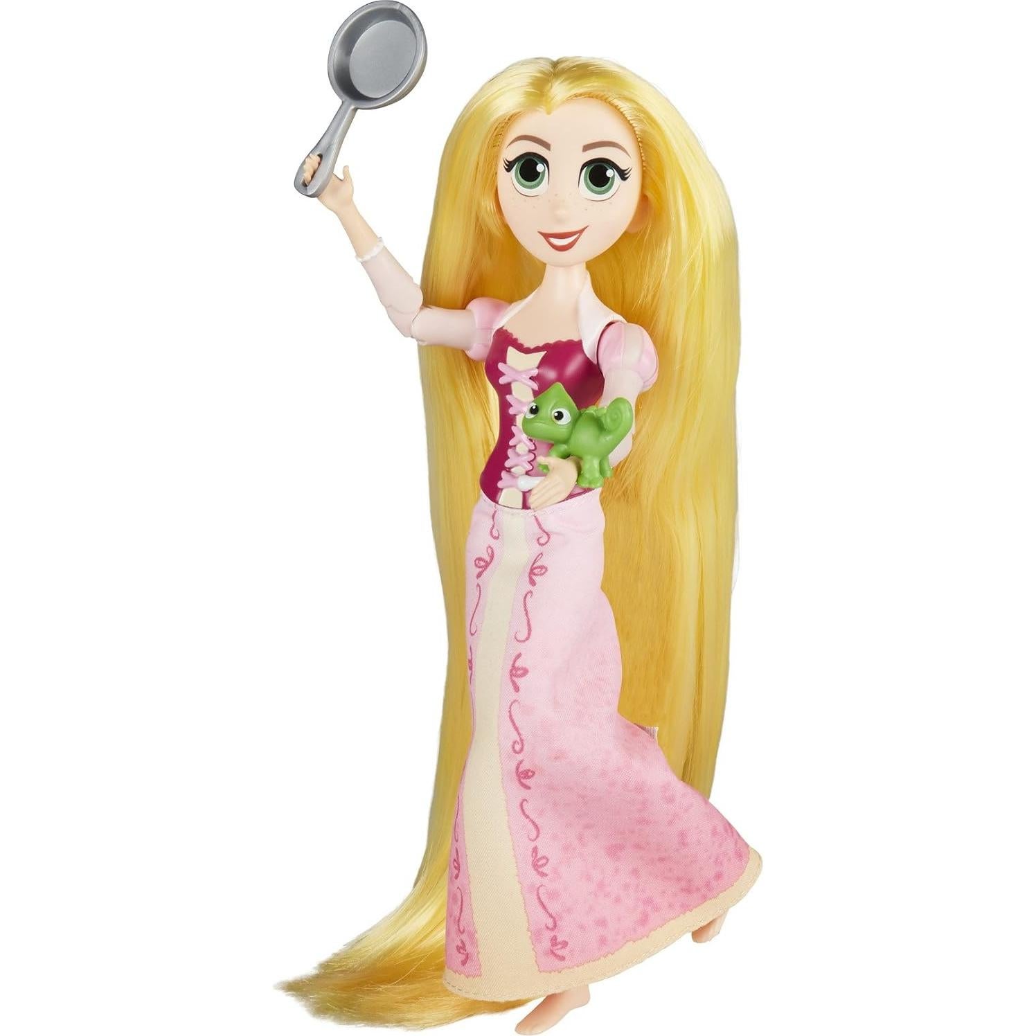Muñeca Rapunzel Enredados Disney con Pascal 22.86 cm