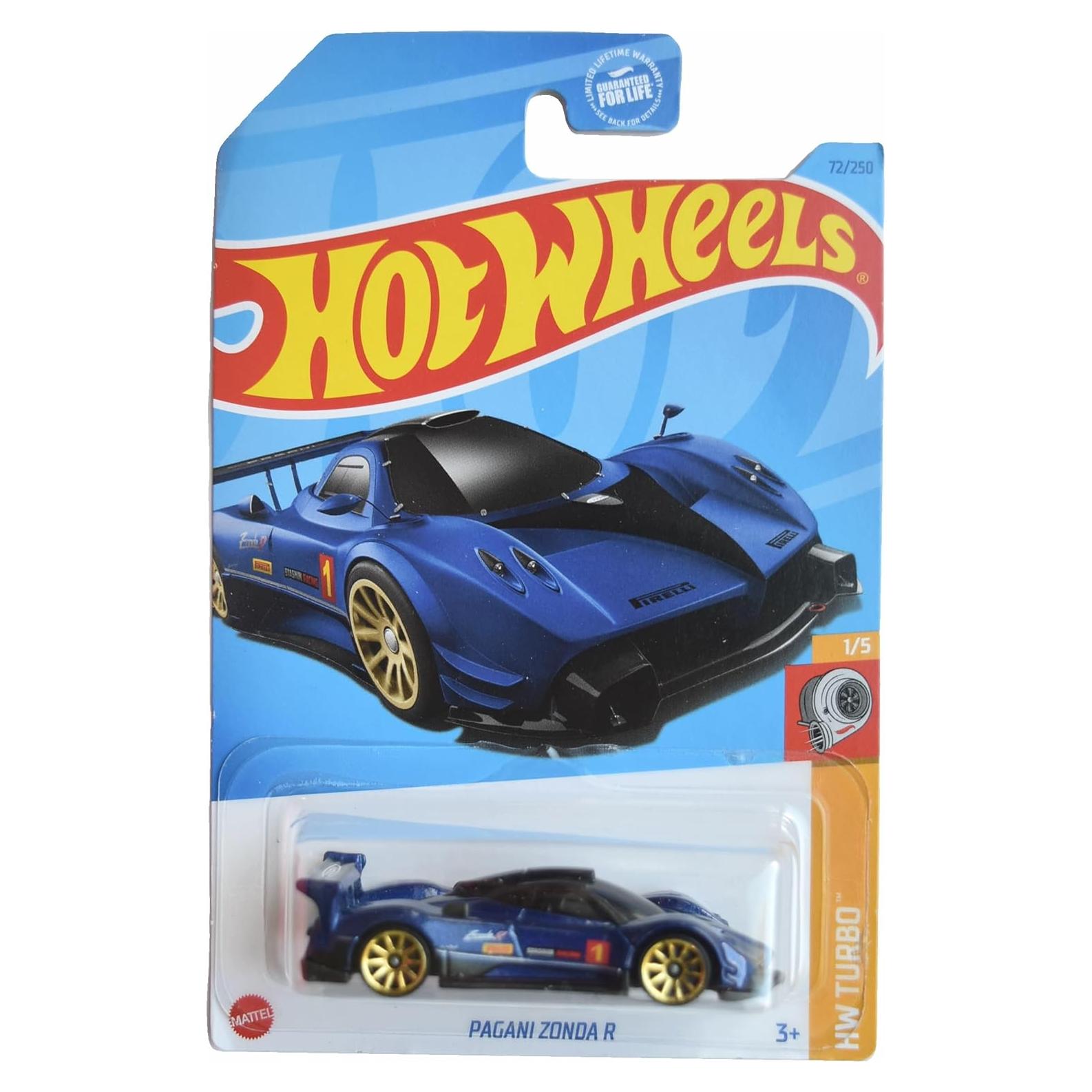 Hot Wheels Pagani Zonda R Turbo 1/5 Metal Azul 72/250