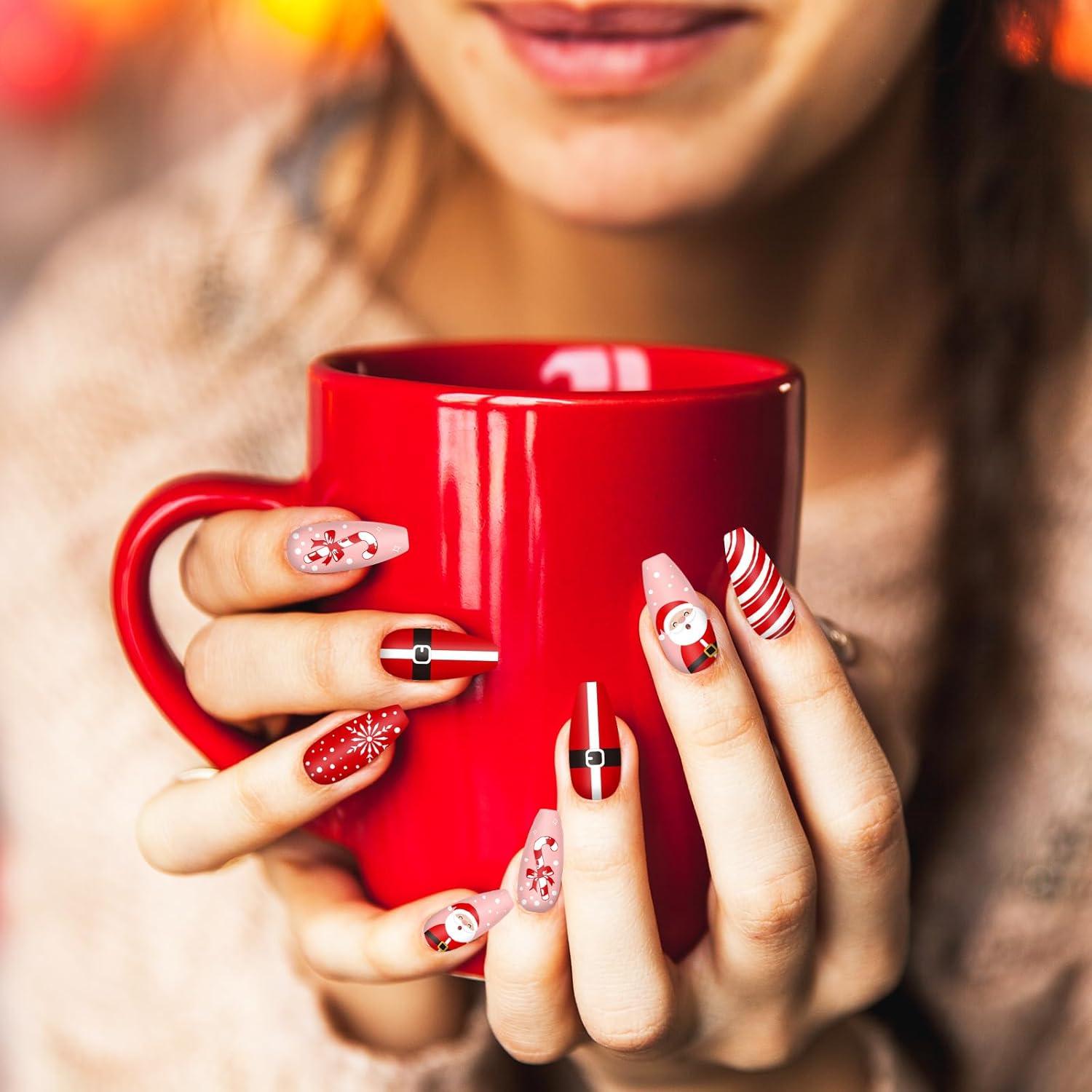 Set de 6 Platos de Arte de Uñas Whaline para Festividades