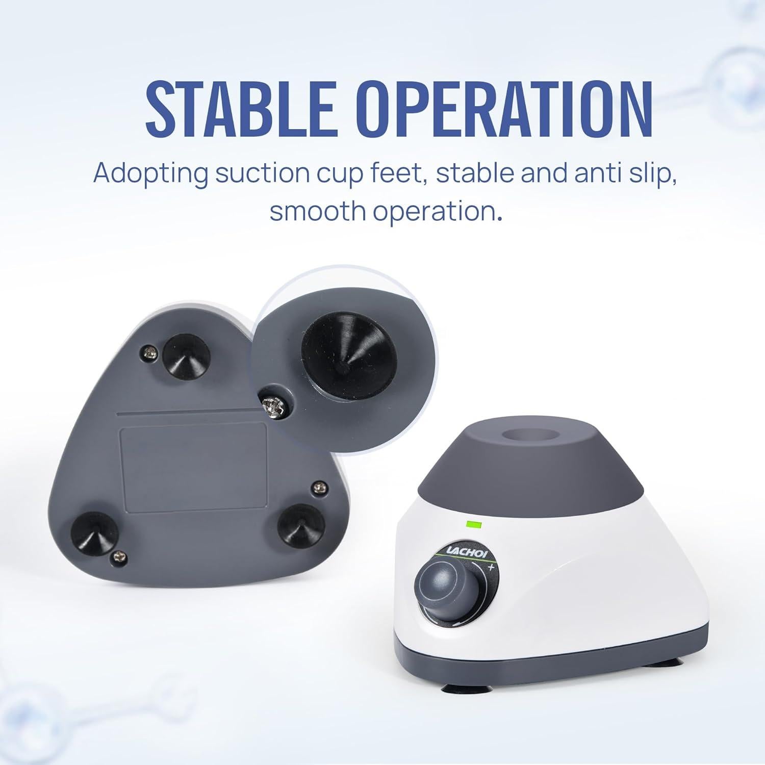 Mezclador Vortex Mini LACHOI 500-3500RPM Ajustable 50ml