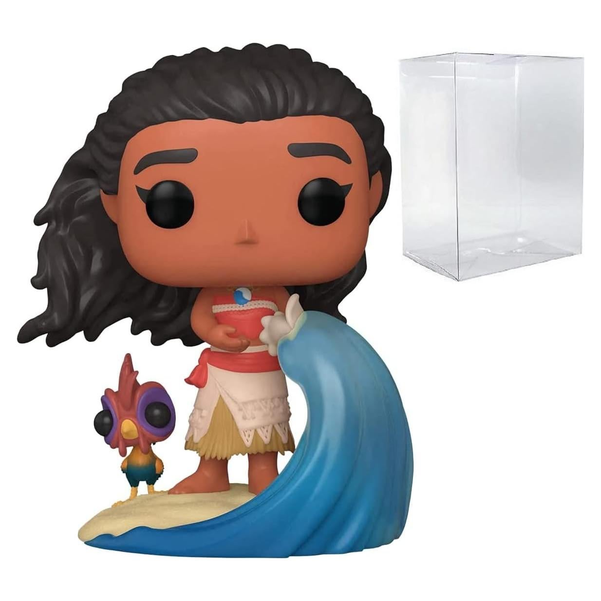 Figura de Vinilo Pop! Moana Disney 9.53 cm con Protector