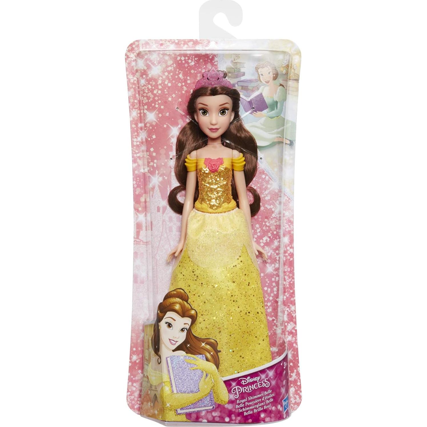 Muñeca Belle Brillo Real Disney - Hasbro - 14 cm