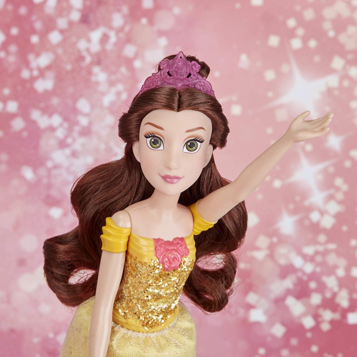 Muñeca Belle Brillo Real Disney - Hasbro - 14 cm