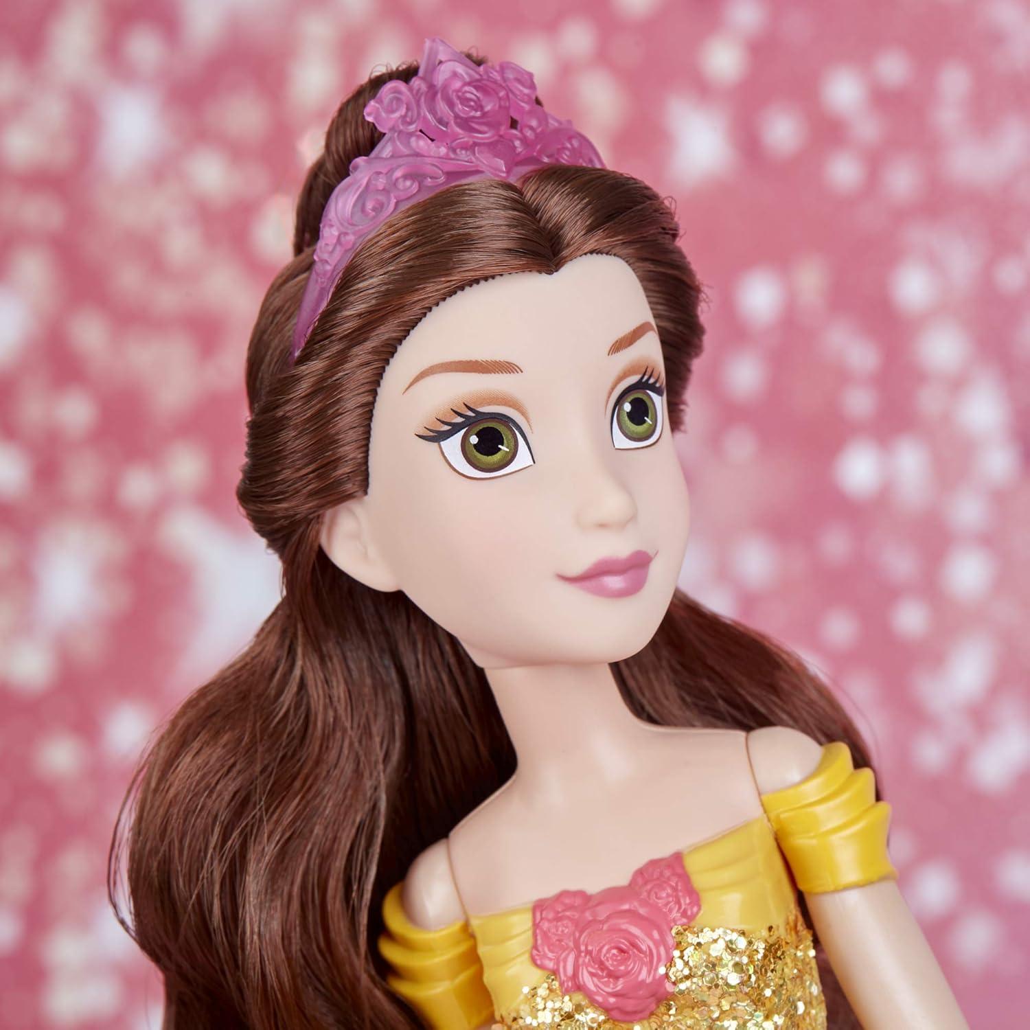 Muñeca Belle Brillo Real Disney - Hasbro - 14 cm