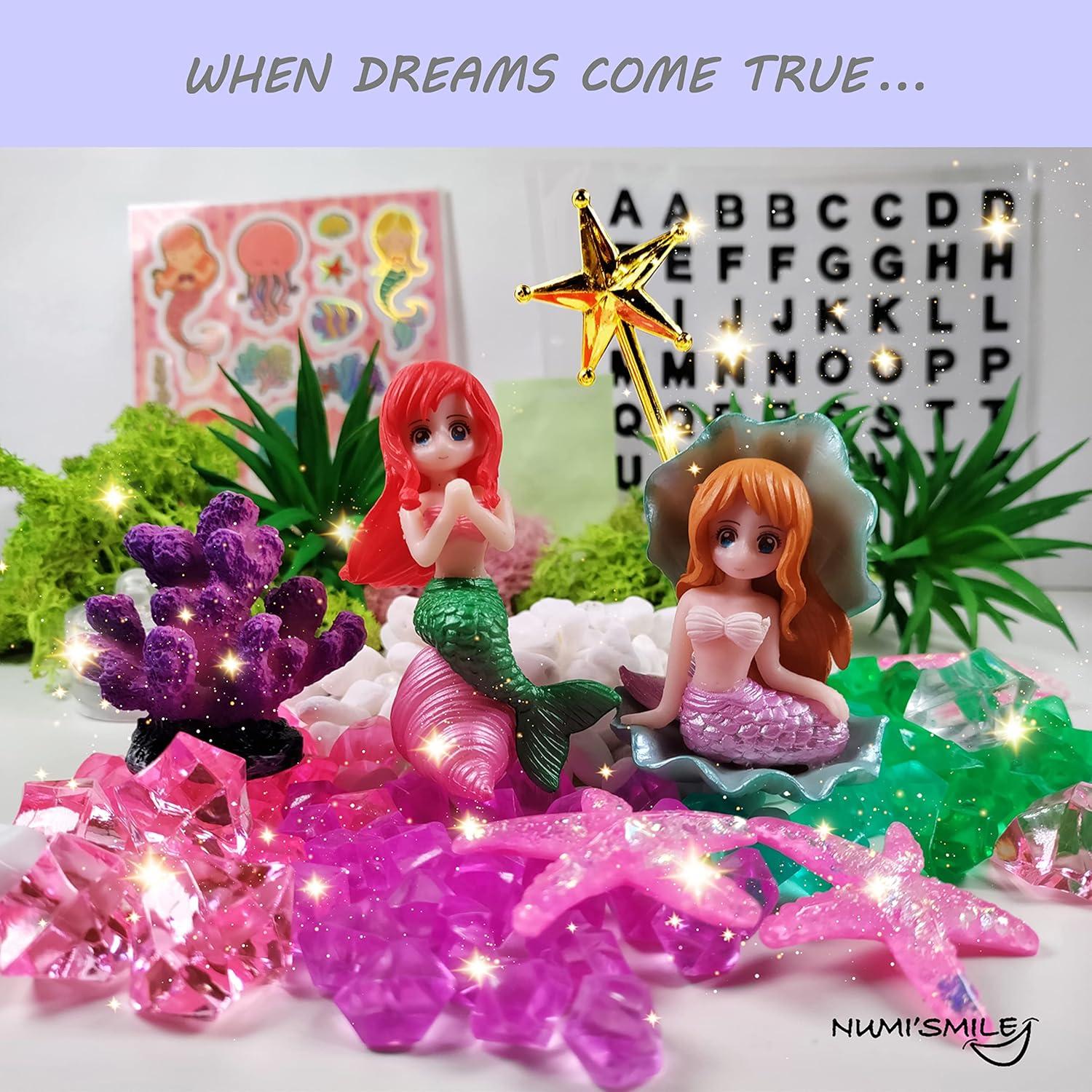 Kit de Terrario de Sirena Iluminado NUMI'SMILE 16.4cm