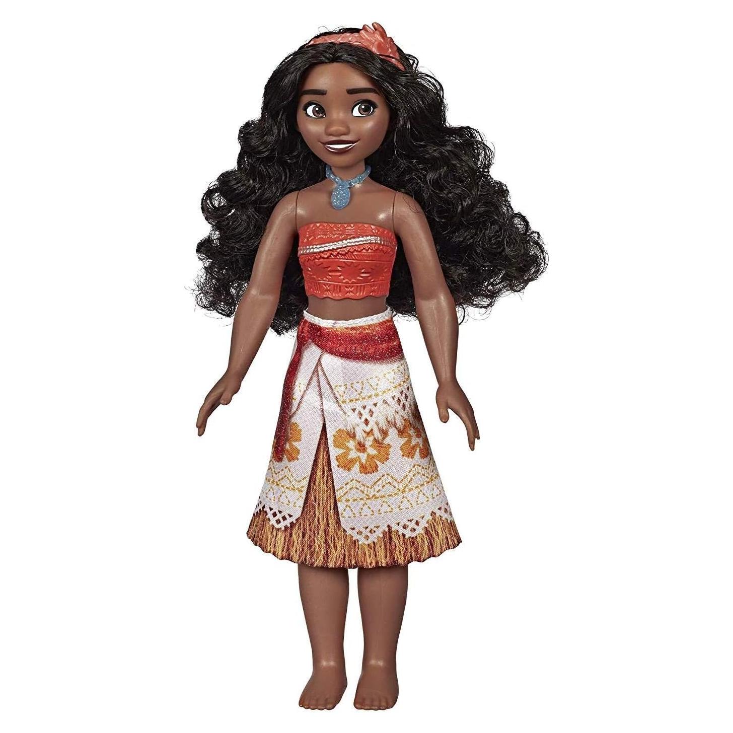 Muñeca de Moda Moana Disney con Falda Brillante y Accesorios