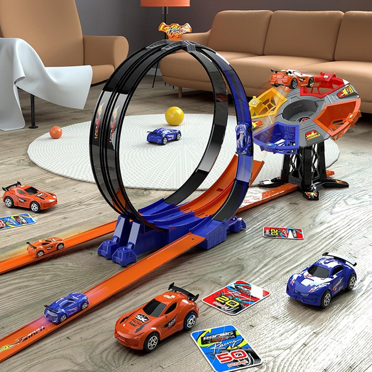 Juego de Pista de Carreras YA GAO TOYS 173 cm 2 Coches
