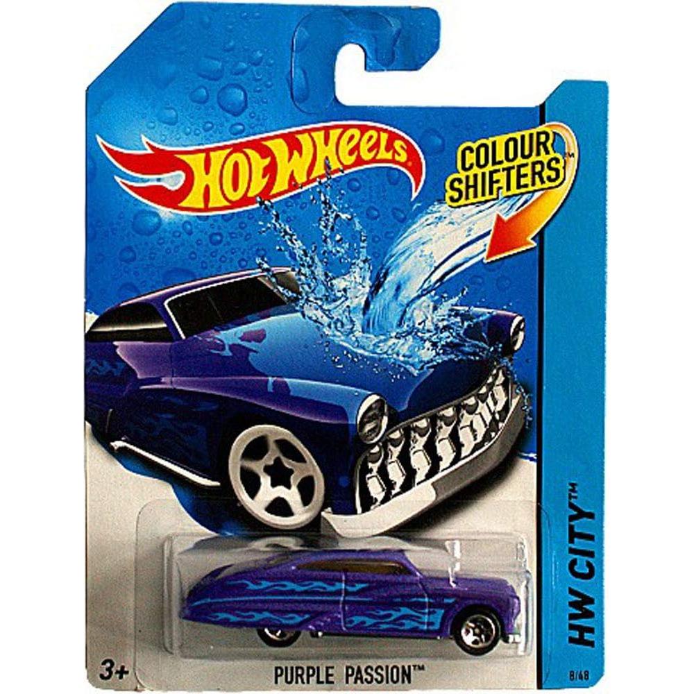 Hot Wheels Cambiador de Color Pasión Púrpura - 7,62 cm